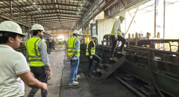 ISO 14001 Audit by TUV Apex at Arabian Gulf Steel Industries, Abu Dhabi Plant