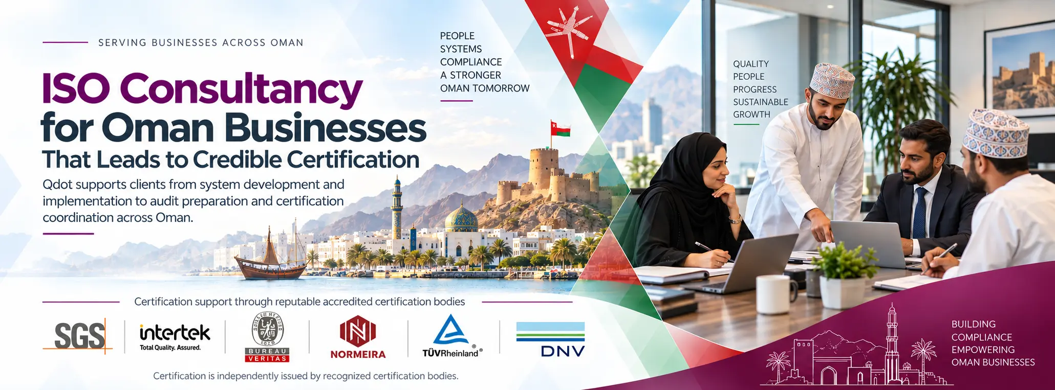ISO consultancy for businesses in Oman by Qdot